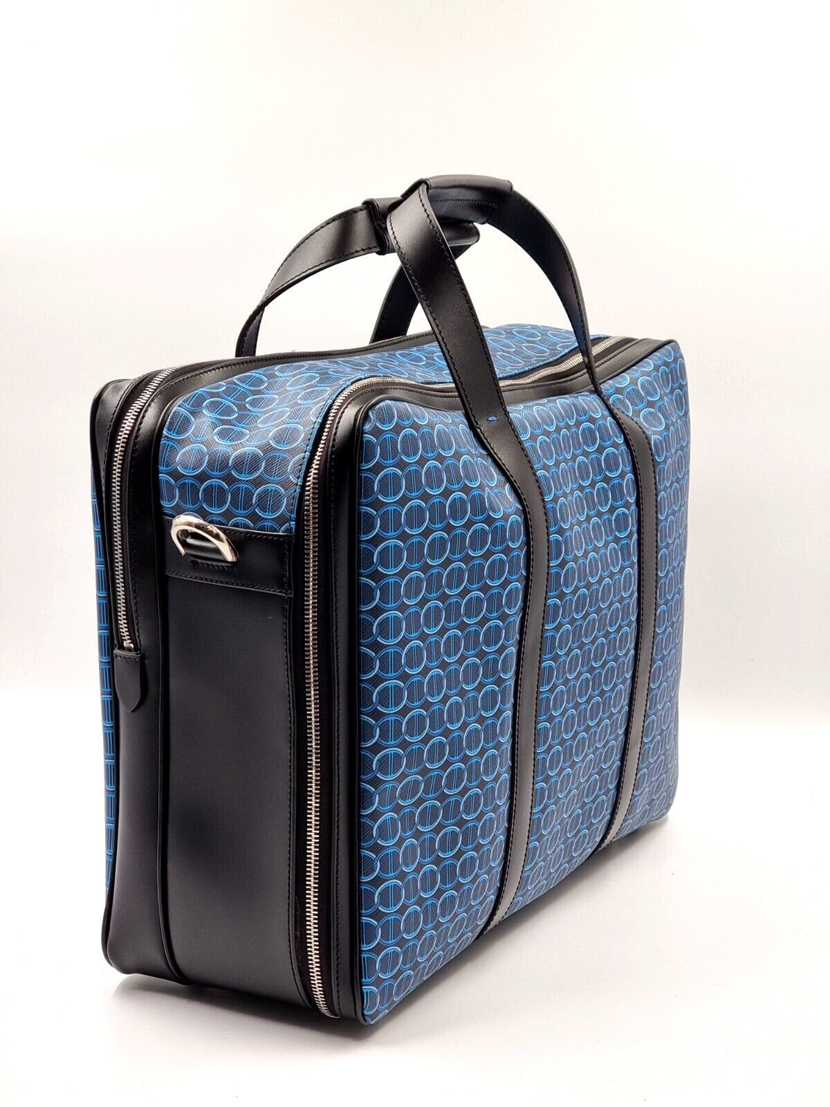 Neu DAVIDOFF LG COLORAMA SOFT SUITCASE 2 REISSVERSCHLÜSSE - BLAU