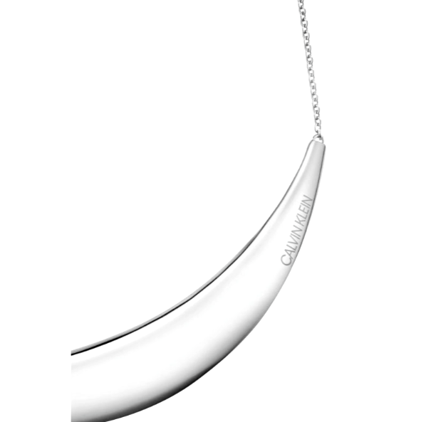 New CALVIN KLEIN GROOVY KJ8QMJ000100 CHOKER NECKLACE - SILVER