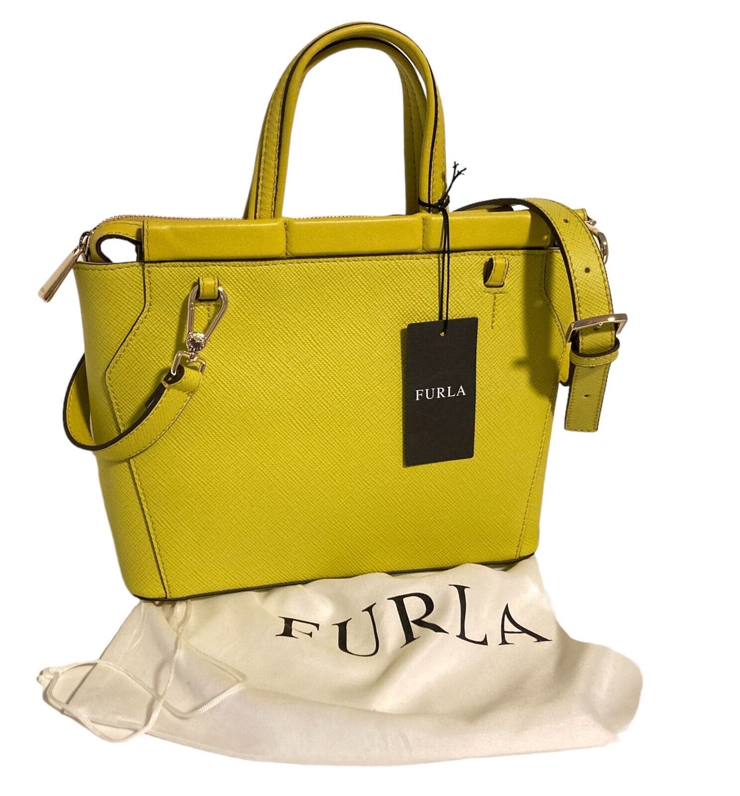 Neu FURLA TALIA SATCHEL S - SENF