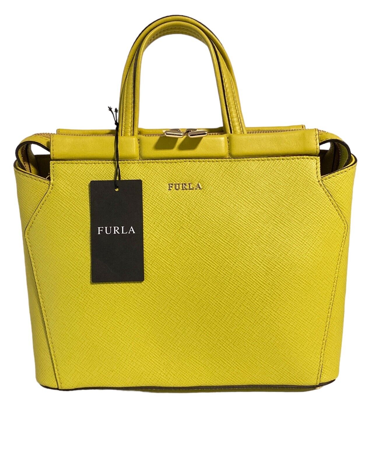 Neu FURLA TALIA SATCHEL S - SENF