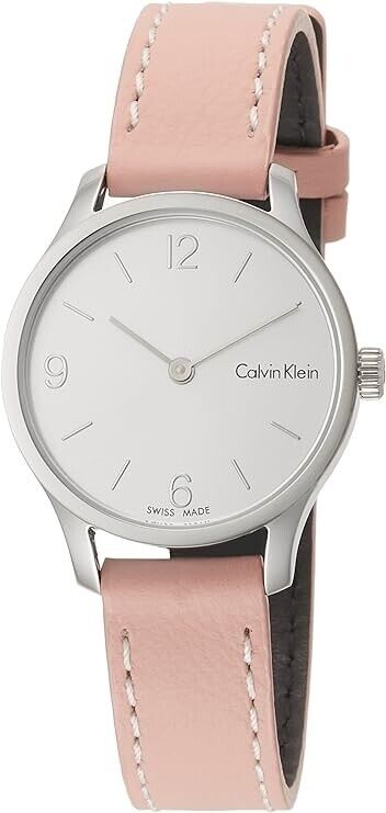 New Swiss Made CALVIN KLEIN Endless Silver Dial Ladies Quartz Watch