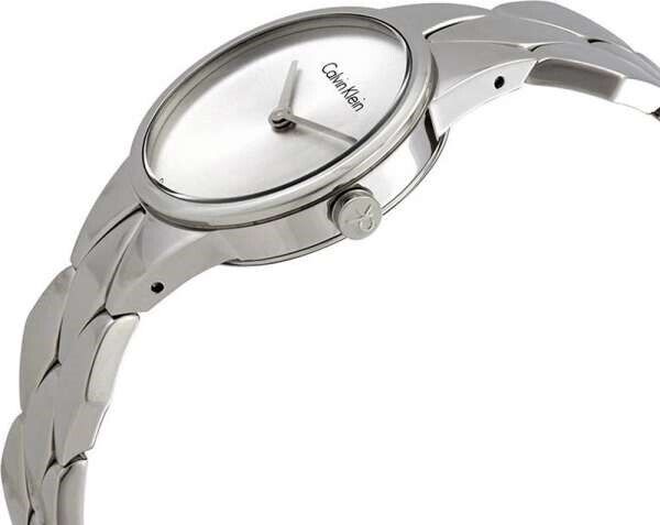 New Swiss Made CALVIN KLEIN Snake Silver Dial Ladies Watch