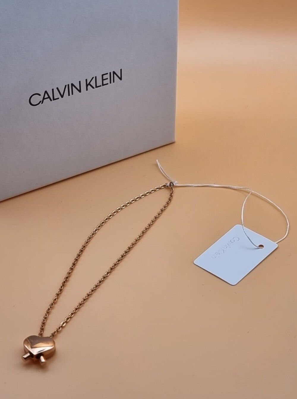 New * CALVIN KLEIN SIDE BRACELET KJ5QPB100200 - ROSE GOLD