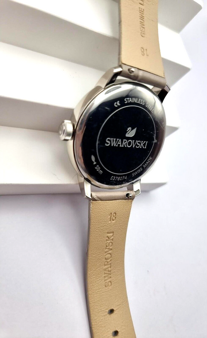 New SWAROVSKI WATCH LD CRYSTALLINE HOURS - TAUPE