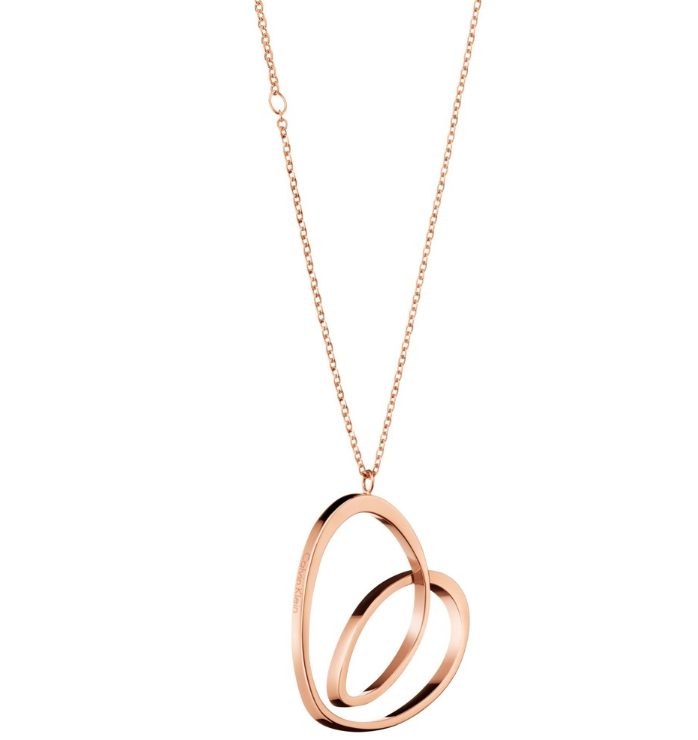 New CALVIN KLEIN WARM NECKLACE KJ5APN100200 - ROSE GOLD PVD