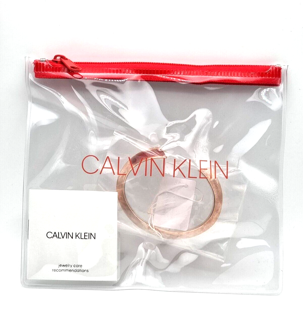 New CALVIN KLEIN ARMREIF SHAPE ROSEGOLD - XS