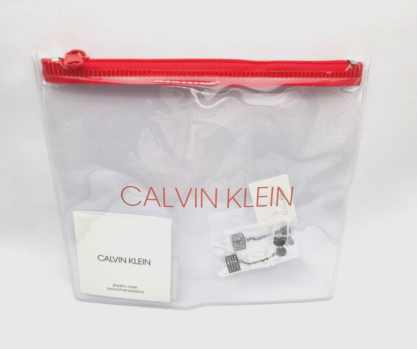 New CALVIN KLEIN OHRHÄNGER ROCKING EDELSTAHL - GRAU/PINK