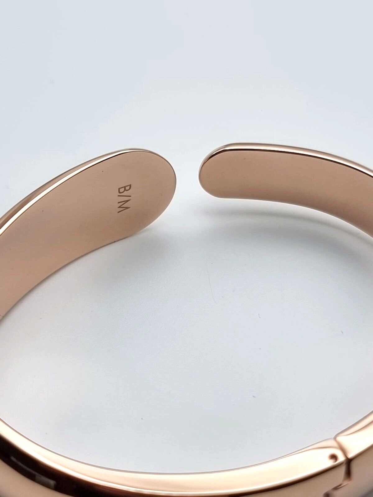 New CALVIN KLEIN INFORMAL KJ6GPD10010M STAINLESS STEEL BANGLE - ROSE GOLD - M