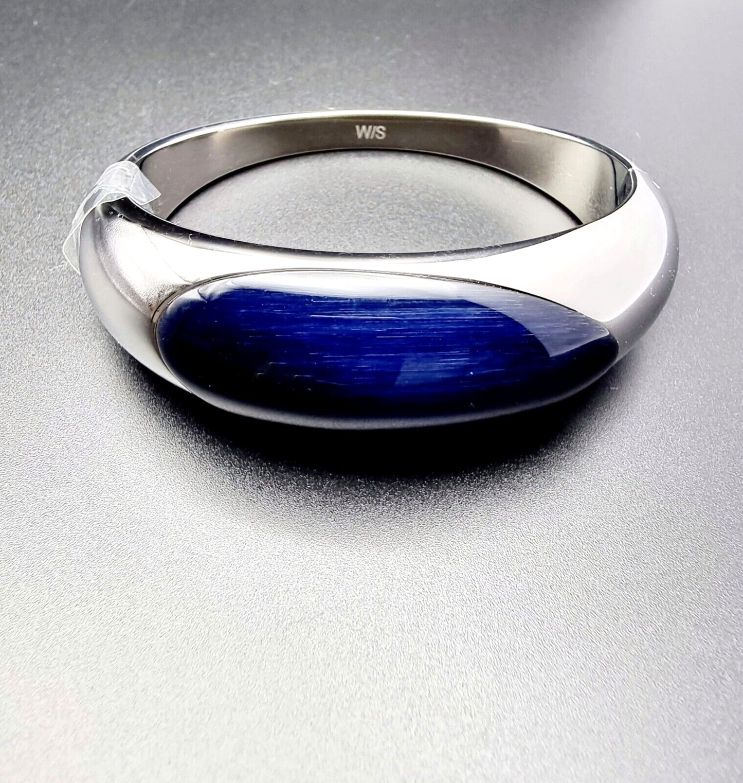 Neu CALVIN KLEIN ELLIPSE KJ3QLD02010S STEINARMBAND - SILBER/BLAU - S