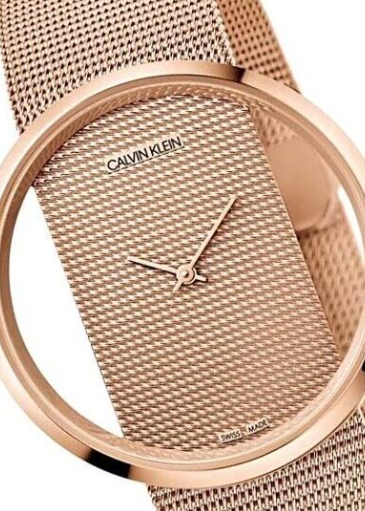 New Swiss Made CALVIN KLEIN Glam Quartz Clear Dial Ladies Watch