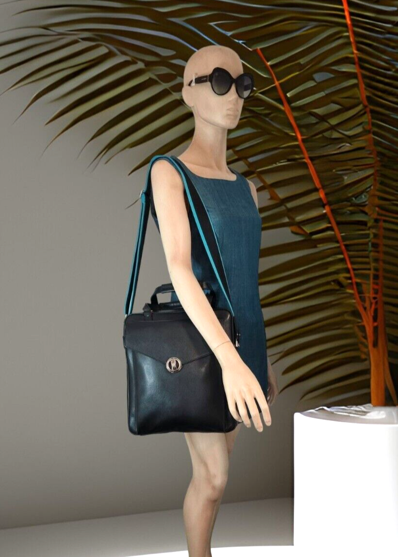 Neu DAVIDOFF LLG SAFFIANO ICON TOTE BAG - SCHWARZ
