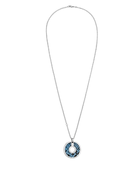 New CALVIN KLEIN SPELLBOUND KJ0DLN090100 STAINLESS STEEL NECKLACE - BLUE