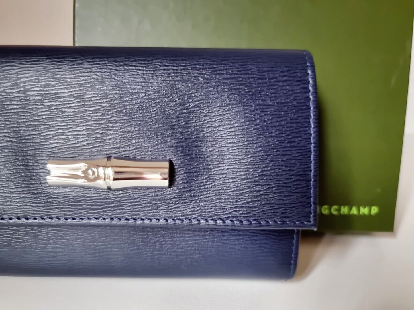 LONGCHAMP ROSEAU Compact Wallet - Navy