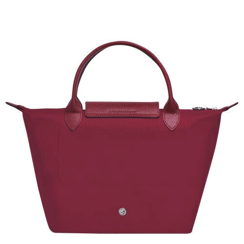 New LONGCHAMP LE PLIAGE CLUB TOP HANDLE BAG SMALL - GARNET RED