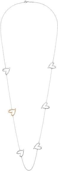 New CALVIN KLEIN KJ2XPN200100 JOYOUS NECKLACE -SILVER/ROSE GOLD