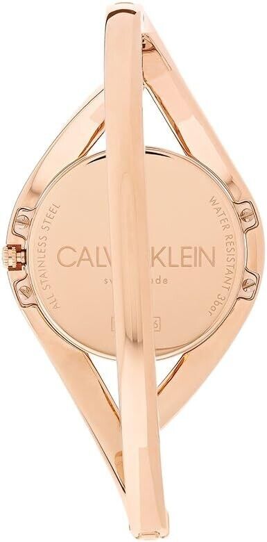 New Swiss Made CALVIN KLEIN Party Silver Dial Small Bangle Ladies Watch