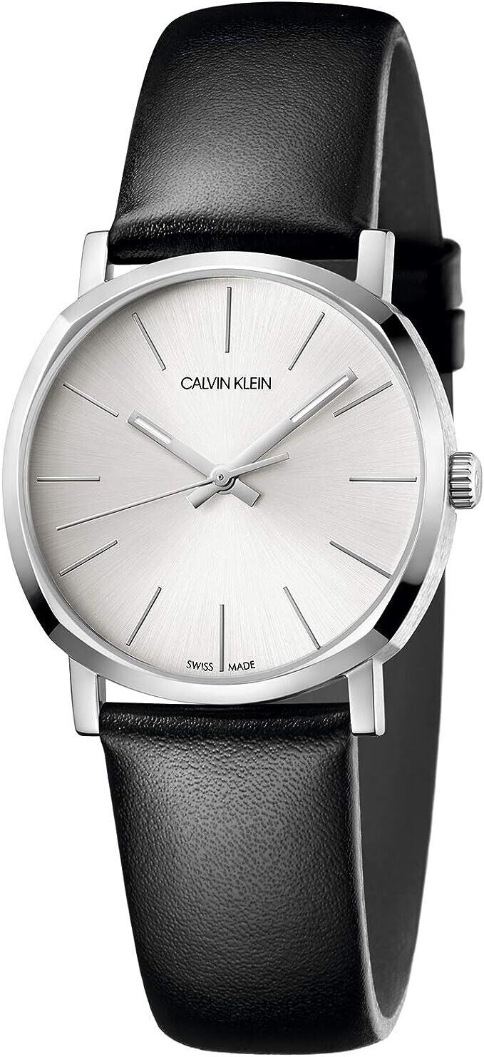 New Swiss Made CALVIN KLEIN Posh Quartz Silver Dial Ladies Watch