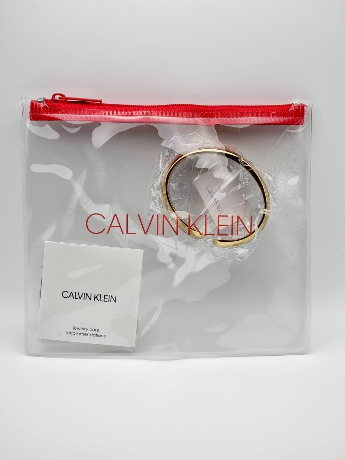 New CALVIN KLEIN INFORMAL KJ6GJD1001XS STAINLESS STEEL BANGLE - GOLD - SIZE XS