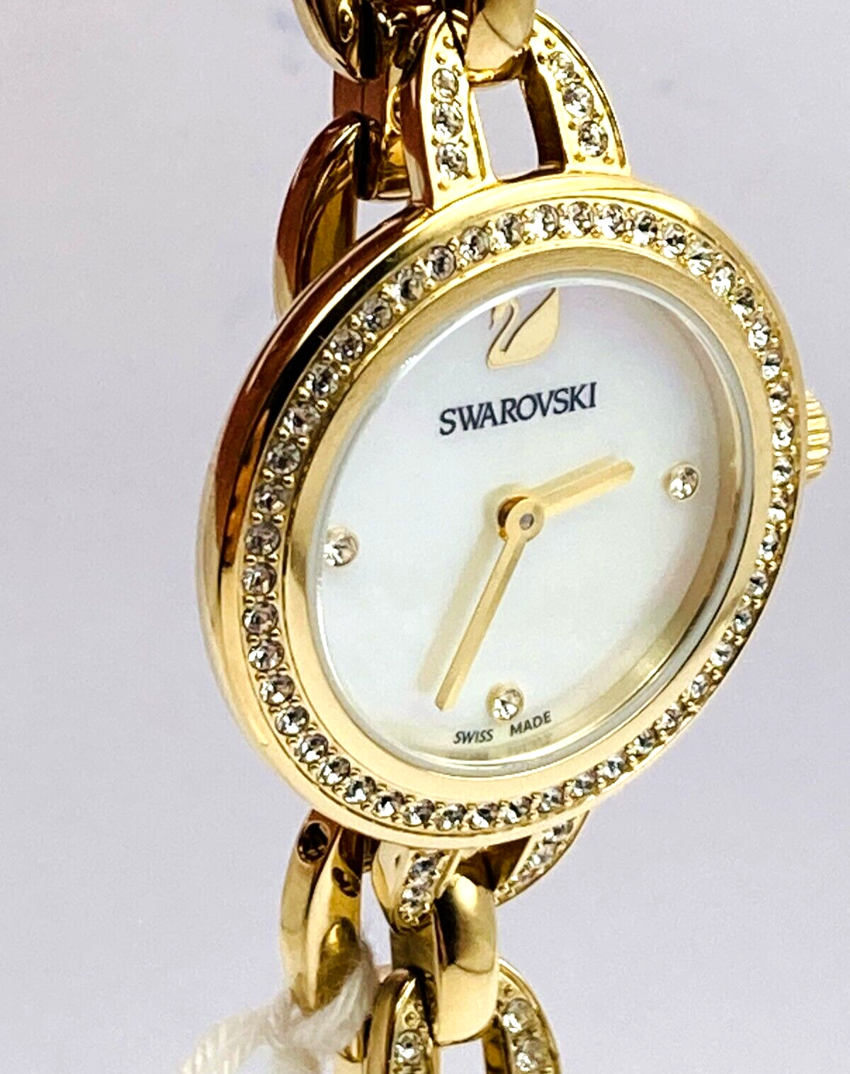 New SWAROVSKI AILA MINI 28MM WATCH 28 MM - GOLD