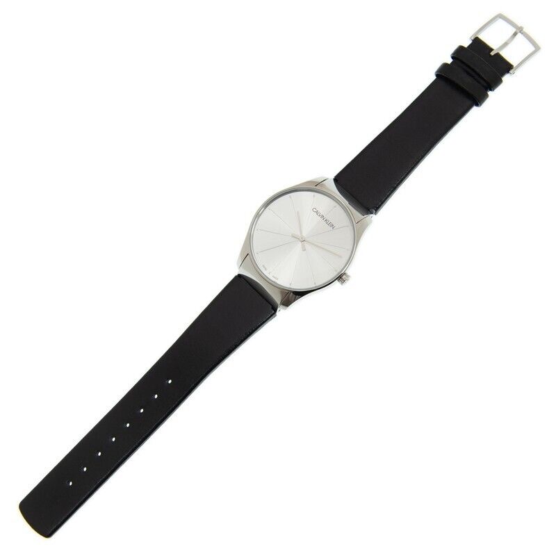 New Swiss Made CALVIN KLEIN Classic Men's Silver DialWatch