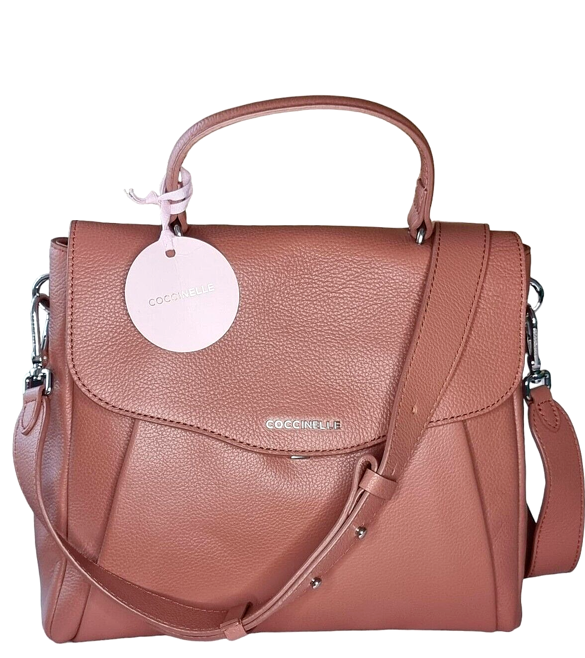 Neu COCCINELLE CONCRETE BAG M - DUSTY PINK