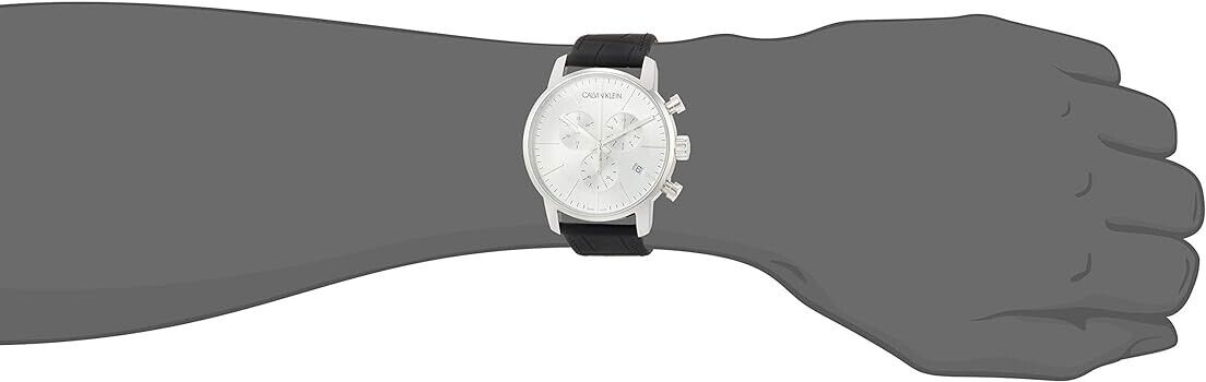 New Swiss Made CALVIN KLEIN City Quartz Silver Dial Men's Watch