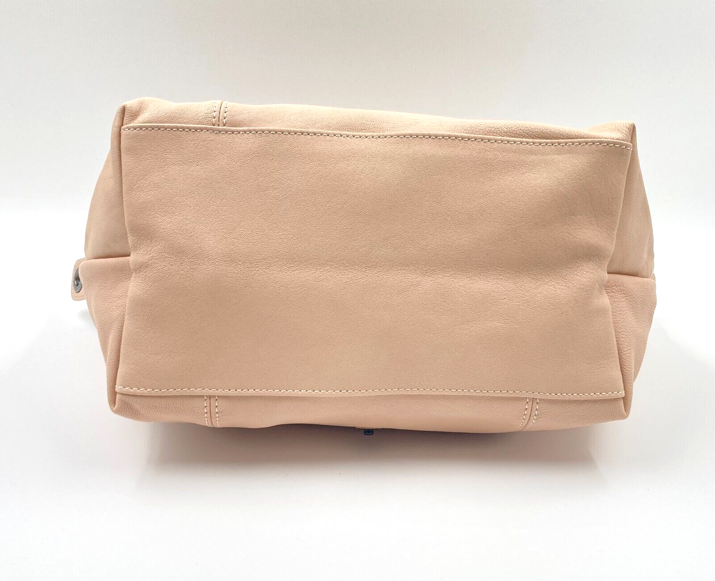 LONGCHAMP LE PLIAGE CUIR TOP HANDLE BAG SMALL - NUDE