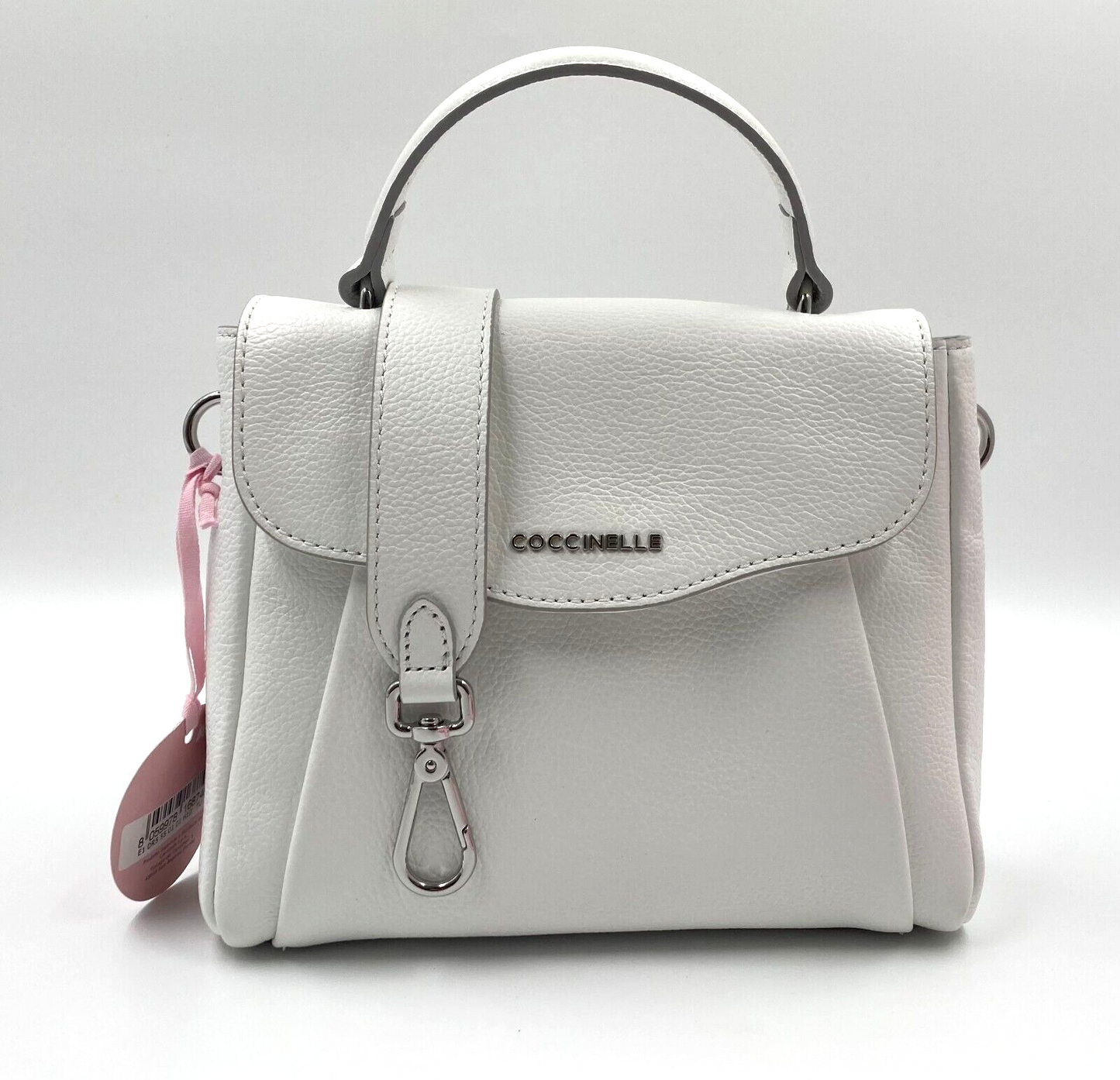 Neu COCCINELLE CONCRETE DR5 55 01 01 H 10 HANDTASCHE - BLANCHE - S