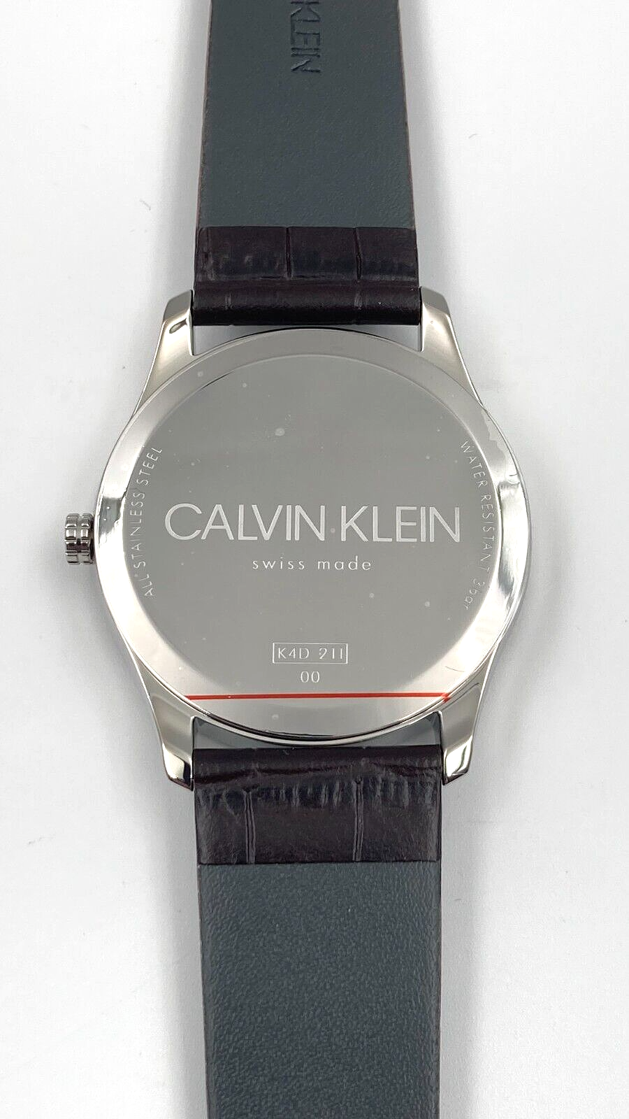 New Swiss Made CALVIN KLEIN Classic Quartz Silver Dial Men's Watch