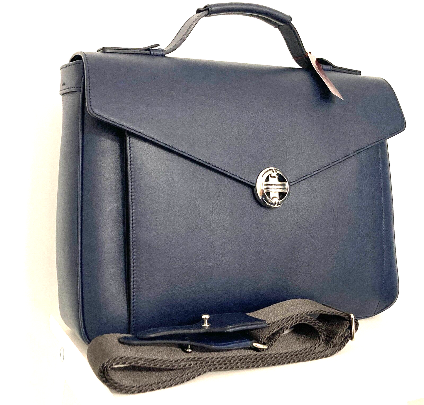 Neu DAVIDOFF LG ICON BUSTA AKTENTASCHE - MARINEBLAU