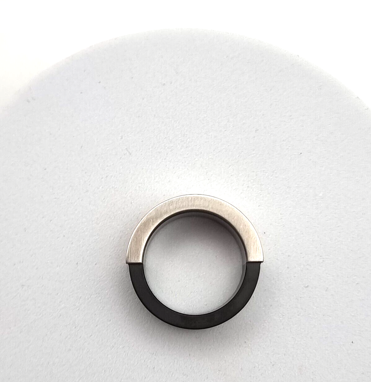 New CALVIN KLEIN RING MAGNET EDELSTAHL/SCHWARZ - Gr.  55