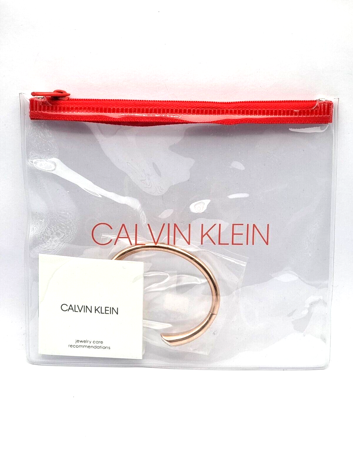 New CALVIN KLEIN BRILLIANT OFFENER ARMREIF ROSEGOLD - XS