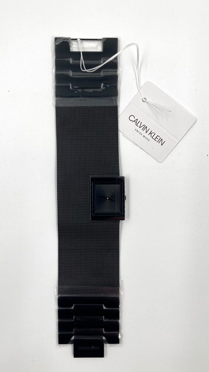 New Swiss Made CALVIN KLEIN Ladies Black Dial Watch