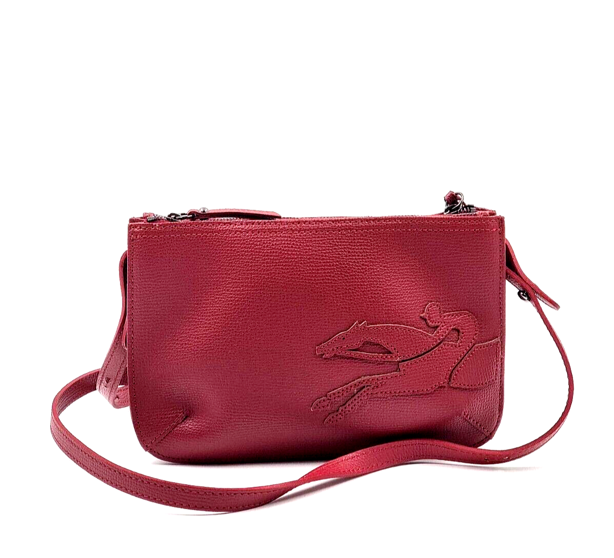 LONGCHAMP SHOP-IT XBODY BAG - GARNET RED