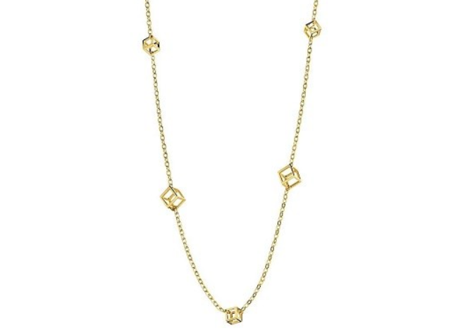 New CALVIN KLEIN DARING KJ3HJN100100 STAINLESS STEEL NECKLACE - GOLD