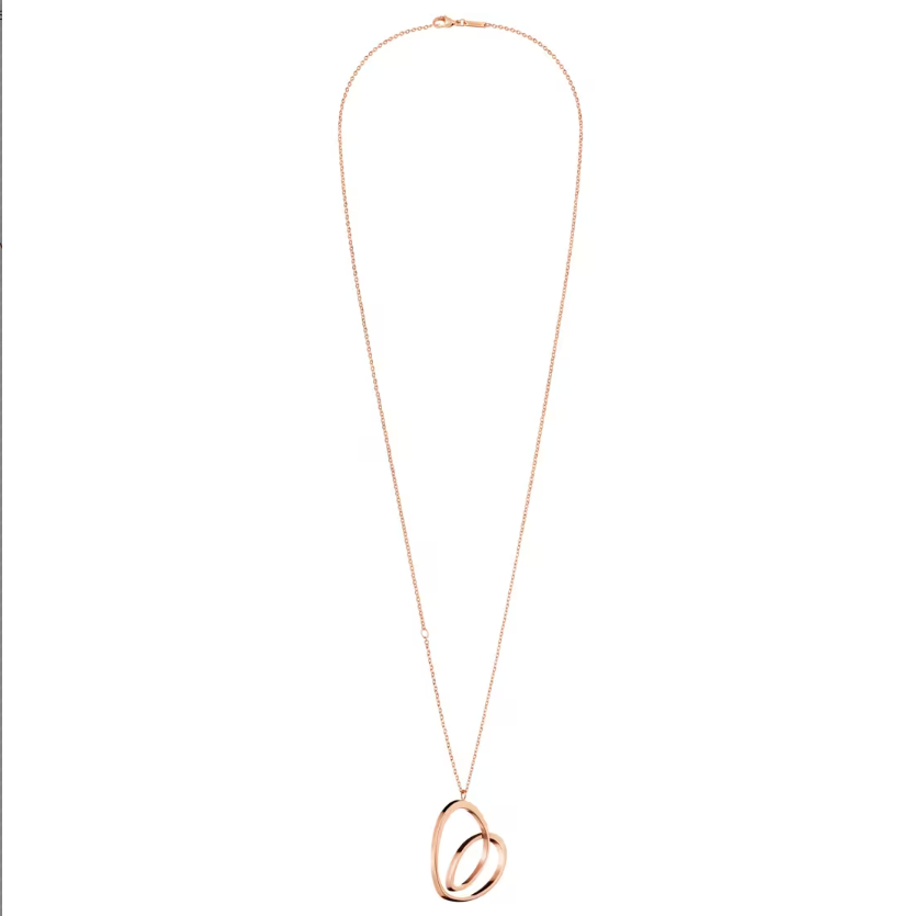 New CALVIN KLEIN WARM NECKLACE KJ5APN100200 - ROSE GOLD PVD