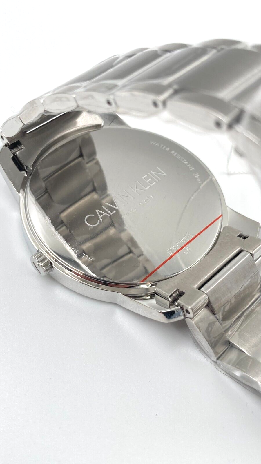 New Swiss Made CALVIN KLEIN Men's Silver Dial City Watch