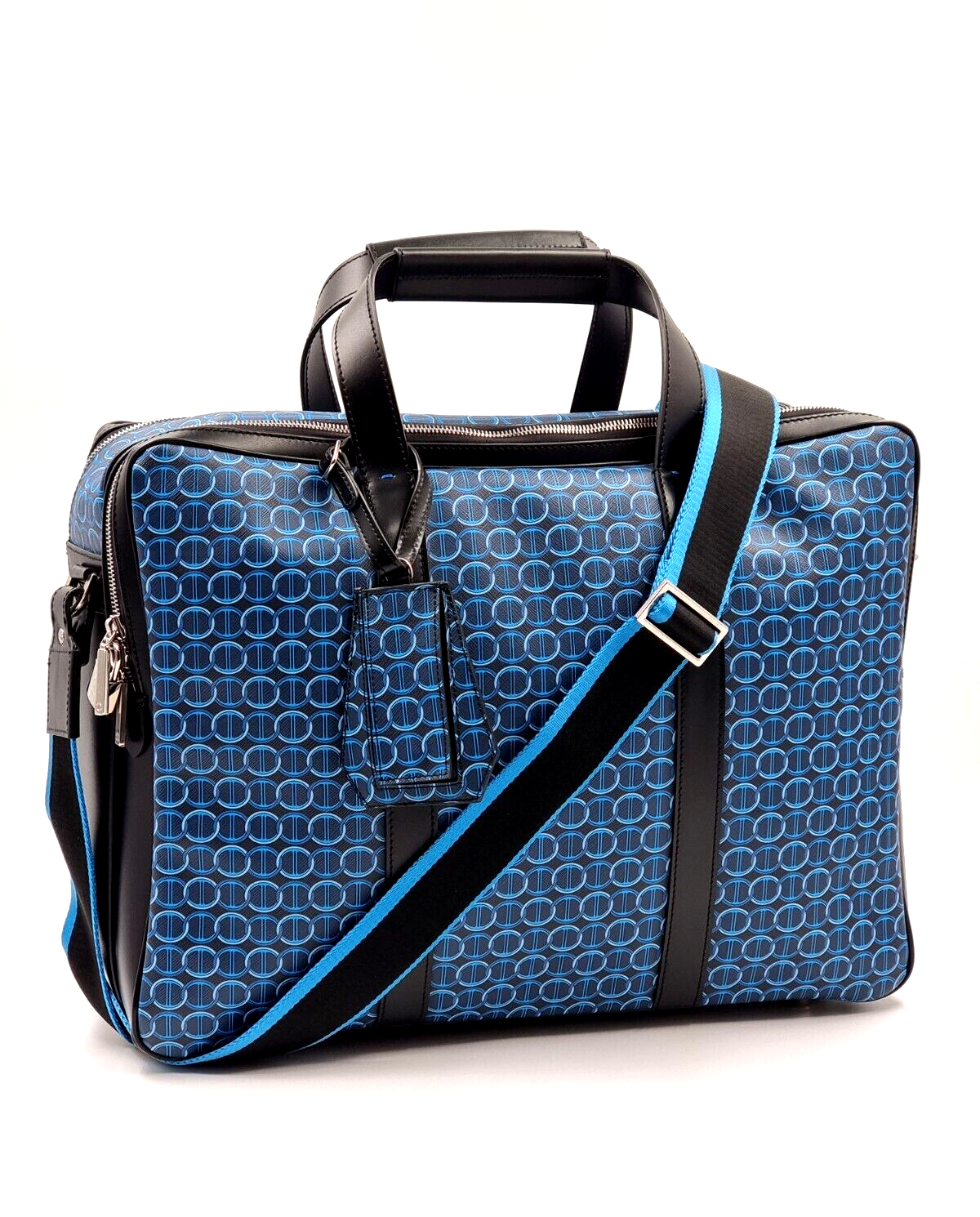 Neu DAVIDOFF LG COLORAMA SOFT SUITCASE 2 REISSVERSCHLÜSSE - BLAU