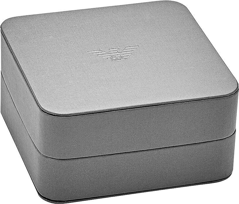 Neu EMPORIO ARMANI HERREN-OHRSTECKERARMBAND AUS EDELSTAHL - EGS1882040