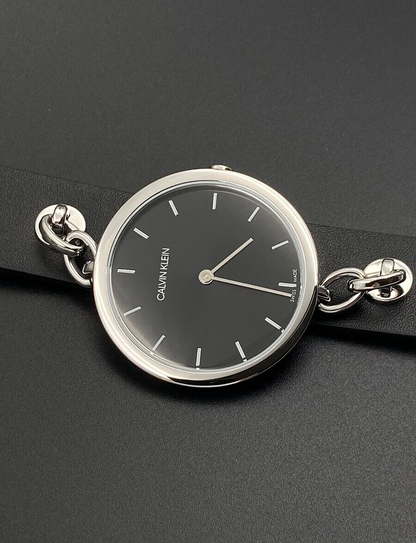 New Swiss Made CALVIN KLEIN Quartz Black Dial Ladies Watch