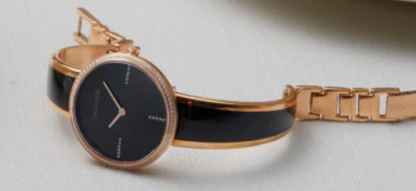 CALVIN KLEIN Seduce Seduction Quarzuhr mit schwarzem Zifferblatt in der Schweiz