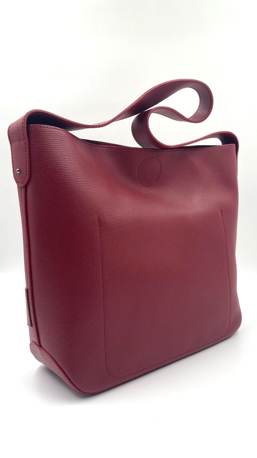 LONGCHAMP SHOP-IT HOBO BAG M - GARNET RED