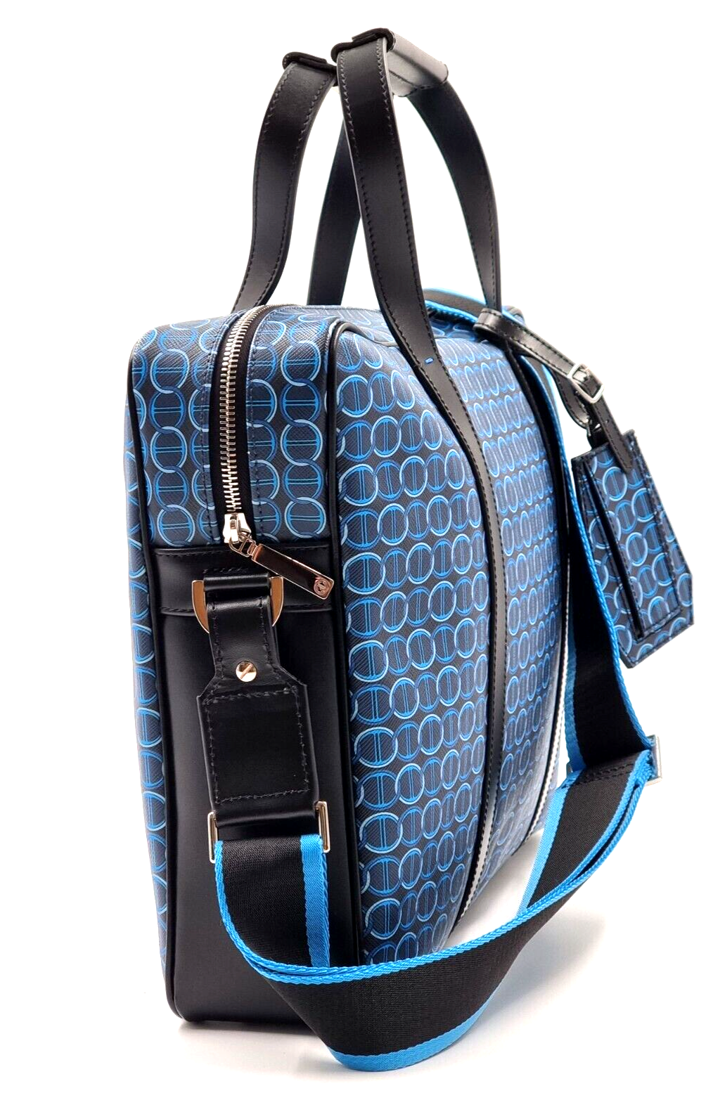 Neu DAVIDOFF COLORAMA BUSINESS TASCHE 1 ZIP - BLAU