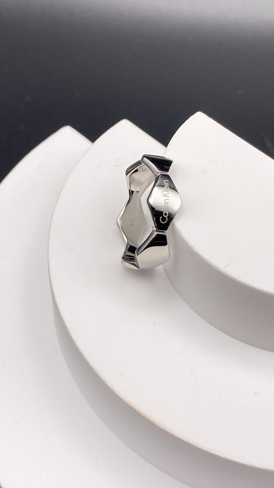 CALVIN KLEIN SNAKE RING STAINLESS STEEL KJ5DMR000106 - SIZE 51