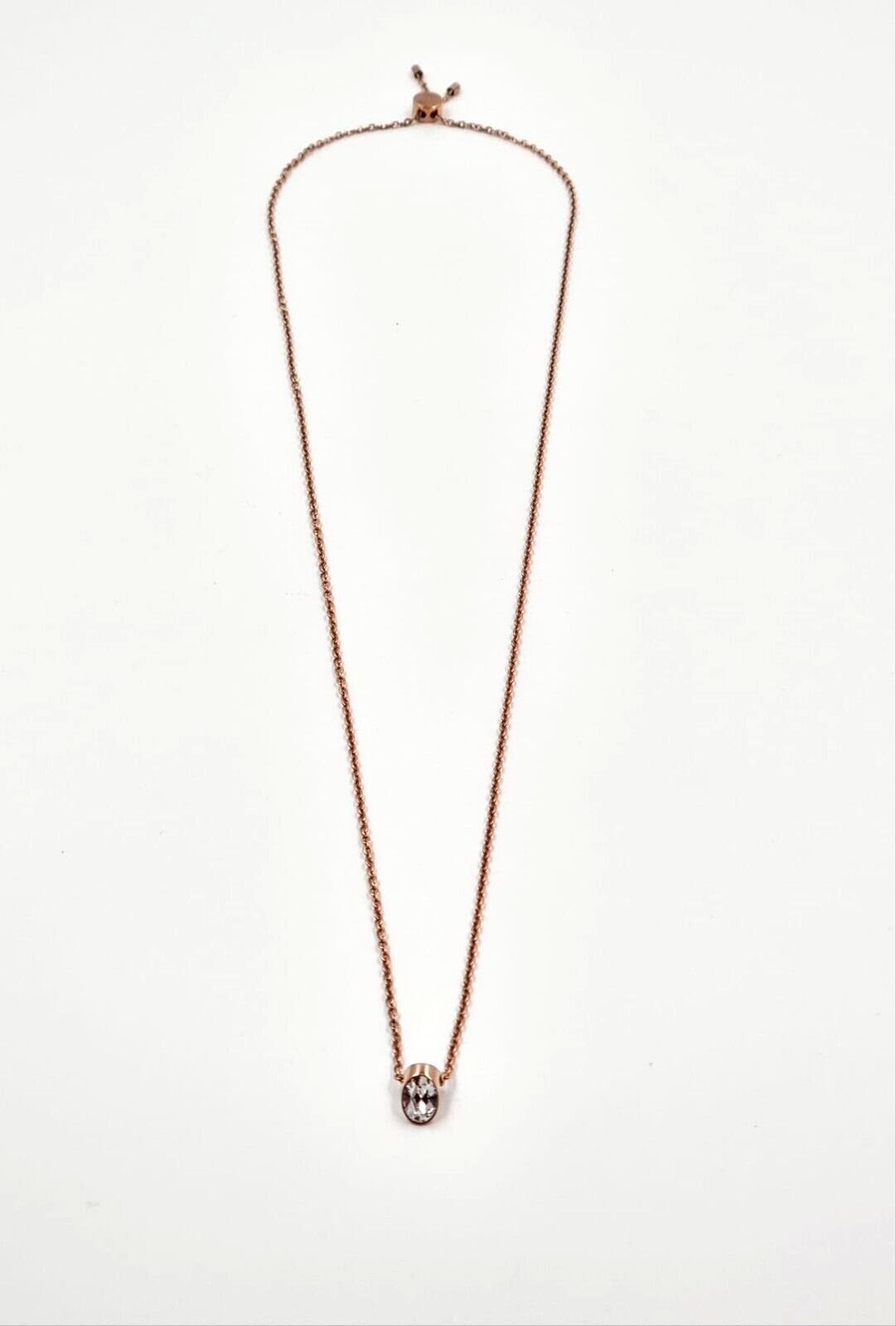 New CALVIN KLEIN BRILLIANT KJ8YPN140200 STAINLESS STEEL ROSE GOLD PVD NECKLACE