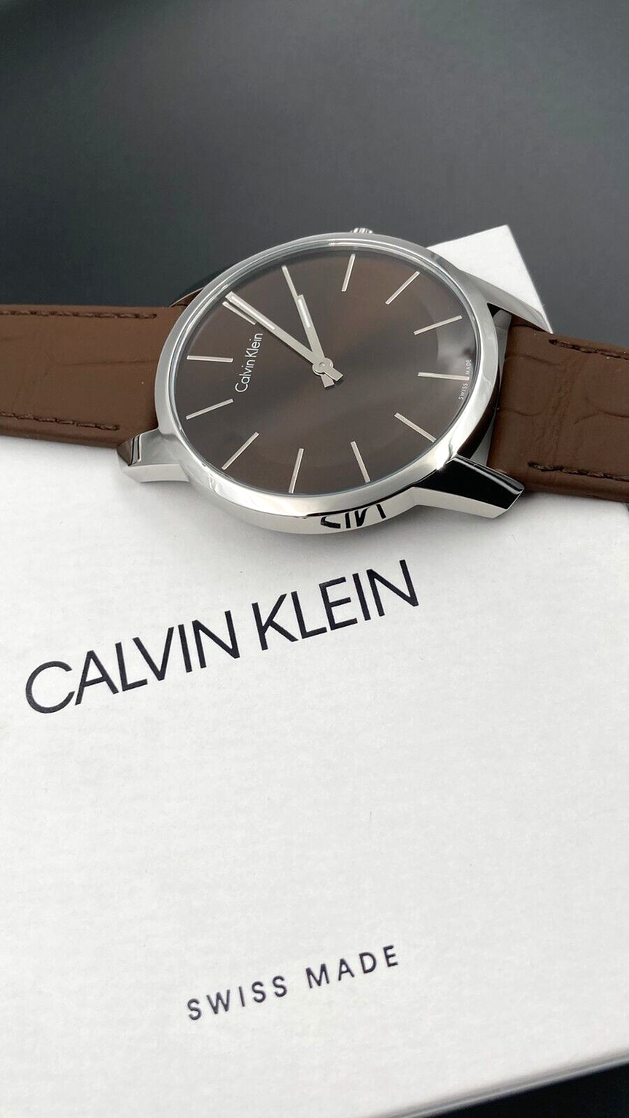 New Swiss Made CALVIN KLEIN Men's City Watch