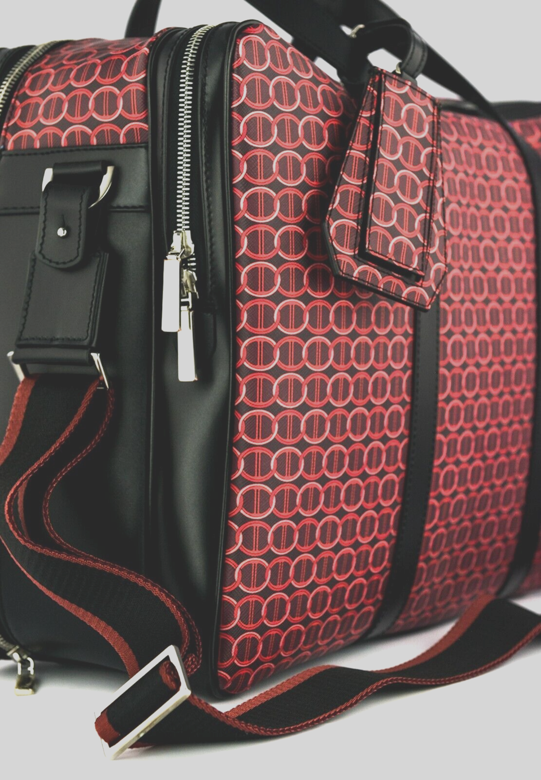 Neu DAVIDOFF LG COLORAMA SOFT SUITCASE 2 REISSVERSCHLÜSSE - ROT 