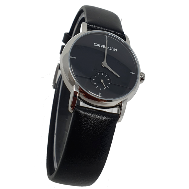 New Swiss Made CALVIN KLEIN Established Quartz Black Dial Ladies Watch