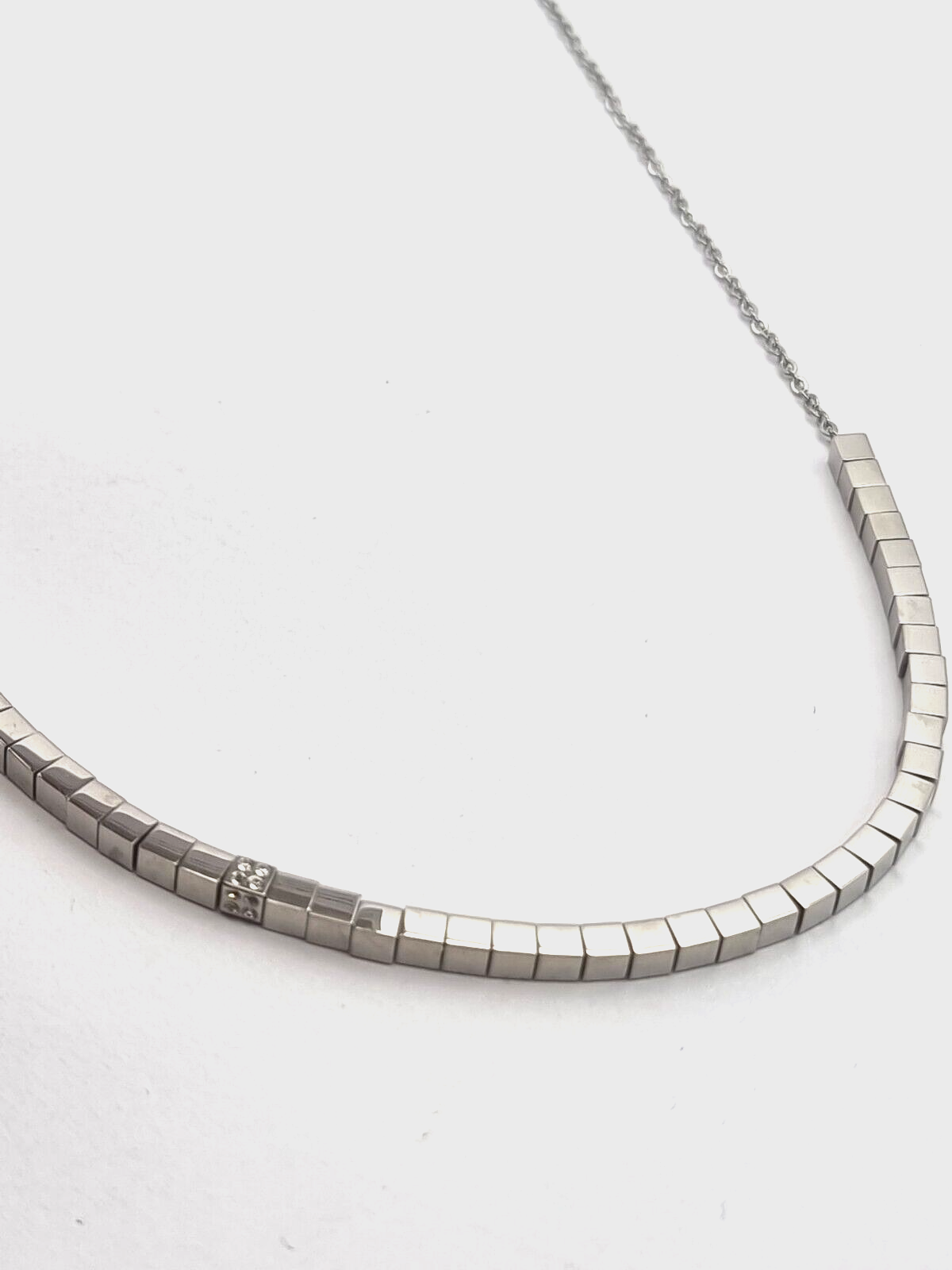 New CALVIN KLEIN TUNE KJ9MMN040100 NECKLACE - SILVER