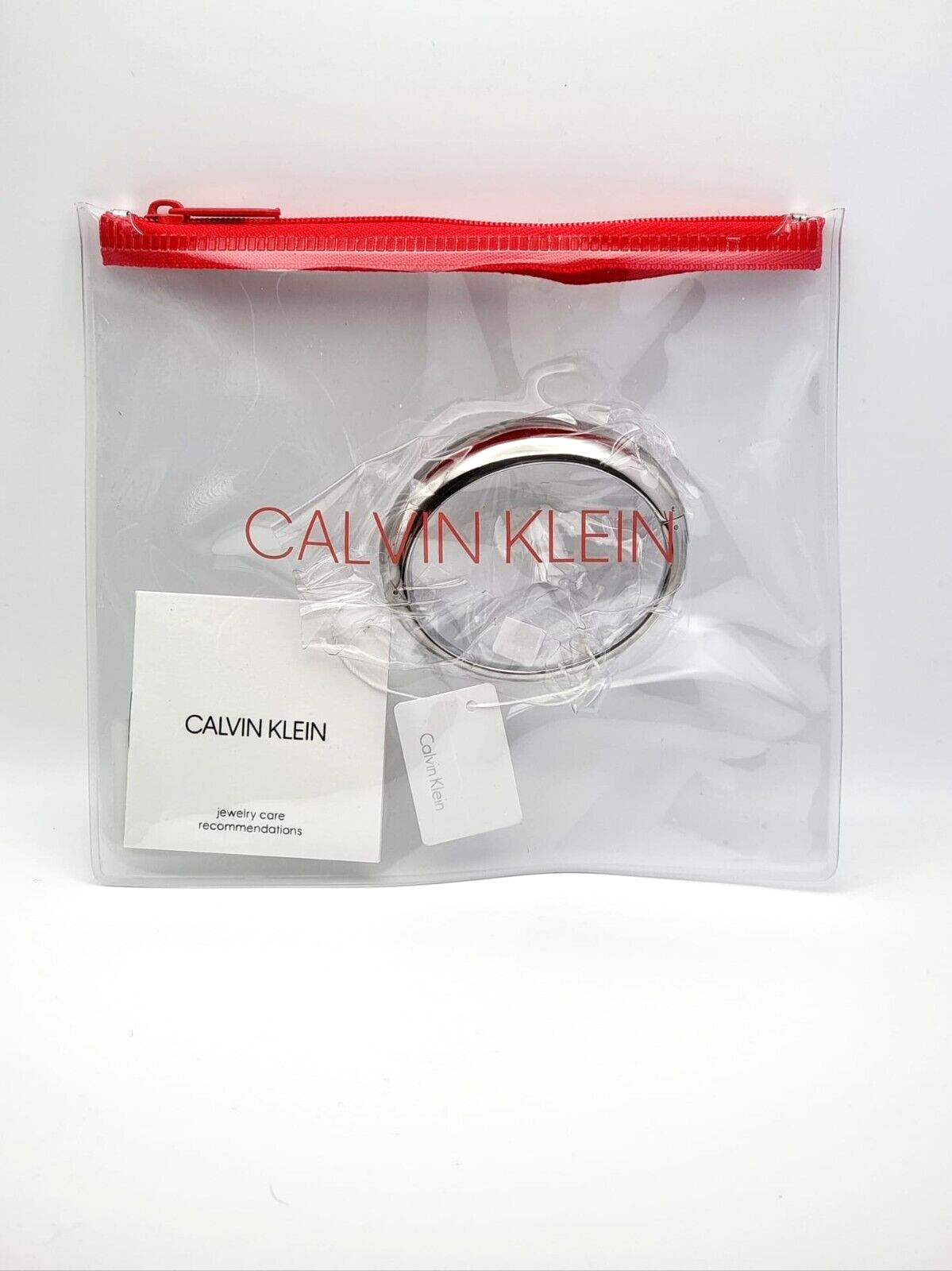 New CALVIN KLEIN ELLIPSE KJ3QWD0201XS STAINLESS STEEL BRACELET - SILVER - XS